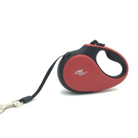 Doggie OUTC12-KRMZ 12 kg 3 m Kırmızı Soft Seri Otomatik Makaralı Gezdirme Tasması