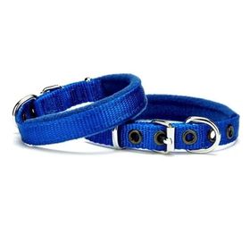 Doggie Polar Dokumadan El Yapımı Lacivert 1.5x25-30 cm Köpek Boyun Tasması