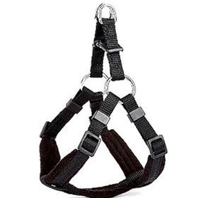 Doggie Polar Dokumadan El Yapımı Ronin Model Siyah 1x30-35 cm Köpek Göğüs Tasması