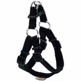 Doggie Polar Dokumadan El Yapımı Ronin Model Siyah 2x45-55 cm Köpek Göğüs Tasması