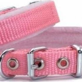 Doggie Polar Pedli Sade Dokuma Pembe 1,5x20-25 cm Köpek Boyun Tasması