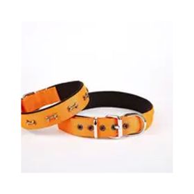 Doggie Polarlı 2x45 cm Turuncu Köpek Tasması