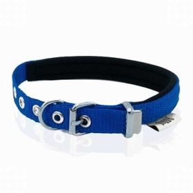 Doggie Royalblue 1.5x20 25 cm Konfor Dokuma Köpek Boyun Tasması