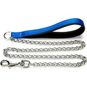 Doggie Royalblue Konforlu Dokumadan El Yapımı Köpek Gezdirme Kayışı