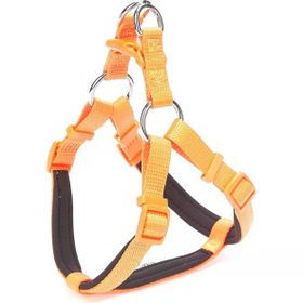 Doggie S-1.5x40-45 cm - Orange Konforlu Dokumadan El Yapımı Ronin Model Köpek Göğüs Tasması