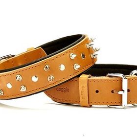 Doggie SBT-4012 Kamel Yumuşak Doku Deri Boyun Tasması