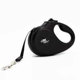 Doggie Small 15 kg 5 mt Siyah Master Otomatik Köpek Uzatma Tasması