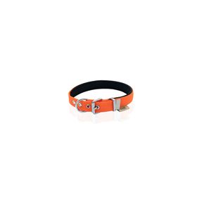 Doggie Small Turuncu 2x30 35 cm Comfort Dokuma Kemikli Köpek Boyun Tasması