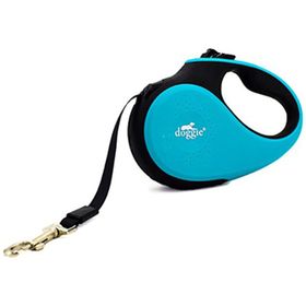 Doggie Soft Seri L Lightblue Otomatik Köpek Tasması