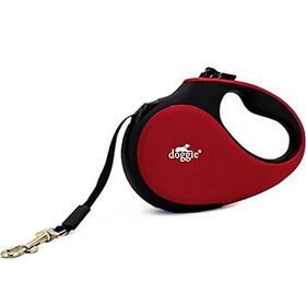 Doggie Soft Seri L Red Otomatik Tasması