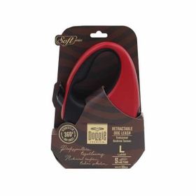 Doggie Soft Seri Large Kırmızı Otomatik Köpek Tasması