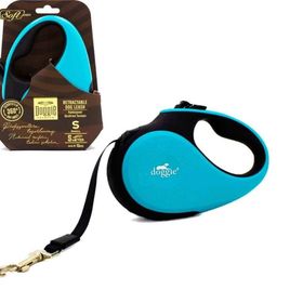 Doggie Soft Seri Medium Turkuaz Otomatik Köpek Tasması