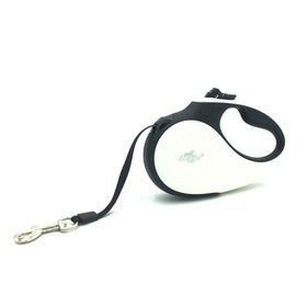 Doggie Soft Serisi Beyaz 12 kg / 3 mt Otomatik Uzatma Tasması