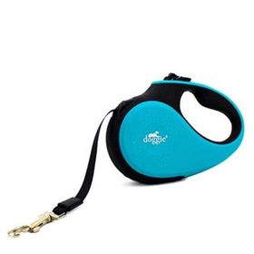 Doggie Soft Serisi Mavi 50 kg / 5 mt Otomatik Uzatma Tasması