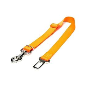 Doggie Turuncu 2.5x50-80 cm Dokuma Emniyet Kemerli Köpek Gezdirme Tasma Aparatı