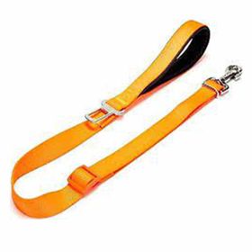 Doggie Turuncu 2.5x80-120 cm Dokuma Emniyet Kemerli Köpek Gezdirme Tasma Aparatı