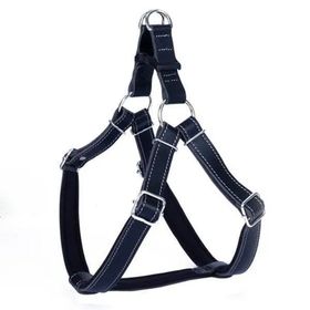Doggie Xl 2,5x65-75 cm Siyah Konforlu Gerçek Deriden El Yapımı Ronin Model Köpek Göğüs Tasması
