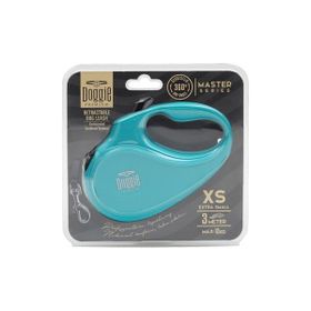 Doggie Xsmall 12 kg 3 mt Açık Mavi Master Otomatik Köpek Uzatma Tasması