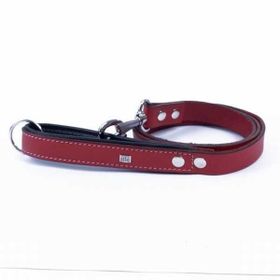 Doggie Yumuşak Deri Firstclass Kırmızı 2x140 cm Köpek Gezdirme Tasması