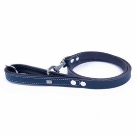 Doggie Yumuşak Deri Firstclass Royalblue 1,5x160 cm Köpek Gezdirme Tasması