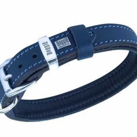 Doggie Yumuşak Firstclass Royalblue 1,5x25-30 cm Deri Köpek Boyun Tasması