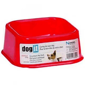 Dogit Kare Şekilli Plastik 250 ml Köpek Mama Kabı