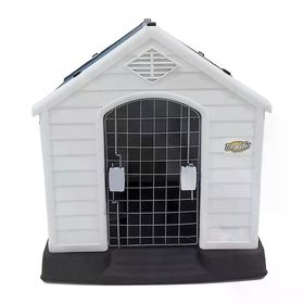Doglife 201903 Salerno 74x67x70 cm Kapılı Plastik Köpek Kulübesi