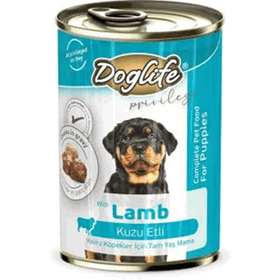 Doglife Dlf11 400 gr Puppy Kuzu Etli Köpek Konserve