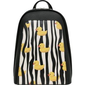 Dogo Ducky Tasarım Kadın Vegan Deri Siyah Sırt Çantası