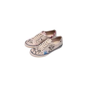 Dogo Kadın Vegan Deri Bej Deepness Tasarım Sneakers