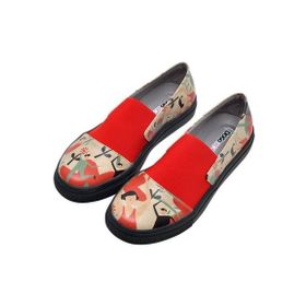 Dogo Kadın Vegan Deri Bej Take a Walk Tasarım Sneakers