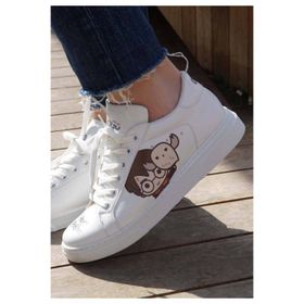 Dogo Kadın Vegan Deri Beyaz Friends Till Eternity Harry Potter Tasarım Sneakers