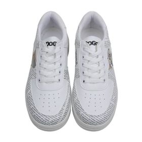 Dogo Kadın Vegan Deri Beyaz The Wise Owl Tasarım Sneakers