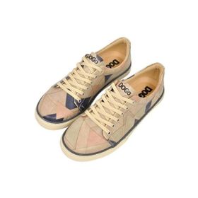 Dogo Kadın Vegan Deri Beyaz Viva la Vida Frida Kahlo Tasarım Sneakers