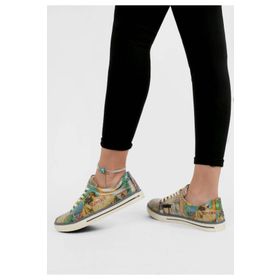 Dogo Kadın Vegan Deri Çok Renkli Ancient Tales Tasarım Sneakers