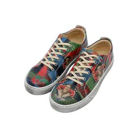 Dogo Kadın Vegan Deri Çok Renkli In the Puzzle Tasarım Sneakers