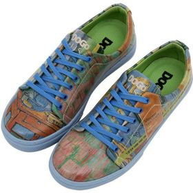 Dogo Kadın Vegan Deri Çok Renkli Vincent van Gogh The Bedroom Muse Tasarım Sneakers