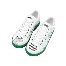 Dogo Kadın Vegan Deri Mavi Meet Me Halfway Tasarım Sneakers