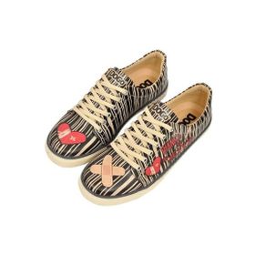 Dogo Vegan Deri Mavi Todo Bien Tasarım Kadın Sneakers