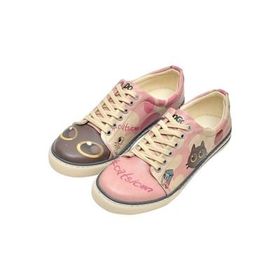 Dogo Vegan Deri Sarı Everything Will Be Okay Tasarım Kadın Sneakers