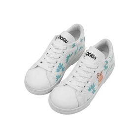 Dogo Vegan Deri Yeşil Cats Of the World Tasarım Kadın Sneakers