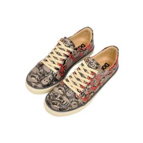 Dogo Vegan Deri Yeşil Spirit Animal Tasarım Kadın Sneakers