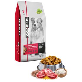 Dog+Plus Düşük Tahıllı Hipoalerjenik Kuzu Etli ve Pirinçli 3 kg Yetişkin Köpek Maması