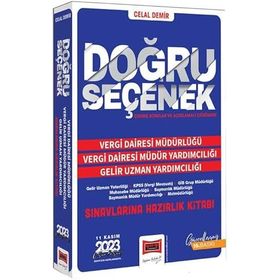 Doğru Seçenek Vergi Dairesi Müdürlüğü Müdür Yardımcılığı Gelir Uzman Yardımcılığı Sınavlarına Hazırlık Kitabı - Yargı Yayınları