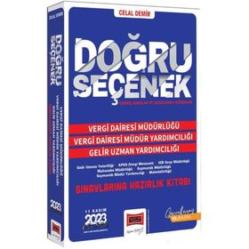 Doğru Seçenek Vergi Dairesi Müdürlüğü Müdür Yardımcılığı Gelir Uzman Yardımcılığı Sınavlarına Hazırlık Kitabı - Yargı Yayınları