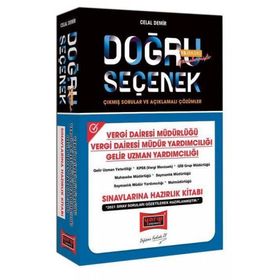 Doğru Seçenek Vergi Dairesi Müdürlüğü Müdür Yardımcılığı Gelir Uzman Yardımcılığı Sınavlarına Hazırlık Kitabı - Yargı Yayınları