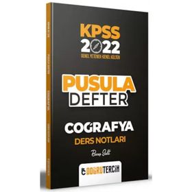 Doğru Tercih 2022 KPSS Coğrafya Pusula Defter Ders Notları