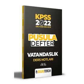 Doğru Tercih 2022 KPSS Vatandaslik Pusula Defter Ders Notları