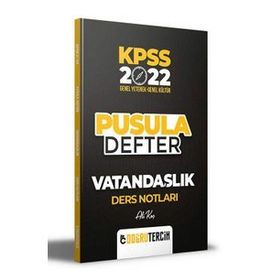 Doğru Tercih 2022 KPSS Vatandaslik Pusula Defter Ders Notları