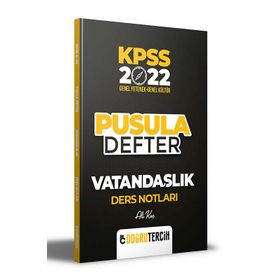 Doğru Tercih 2022 KPSS Vatandaslik Pusula Defter Ders Notları